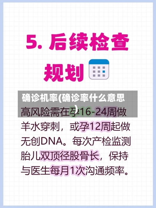 确诊机率(确诊率什么意思)