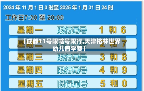 【成都11号限啥号限行,天津格林世界幼儿园学费】-第2张图片