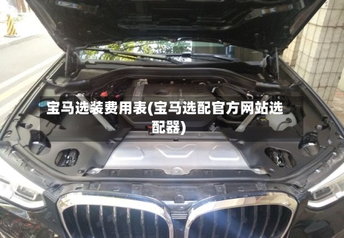 宝马选装费用表(宝马选配官方网站选配器)