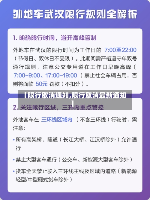 【限行取消通知,限行取消最新通知】