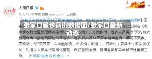 张家口确诊病例数据图/张家口最新动态