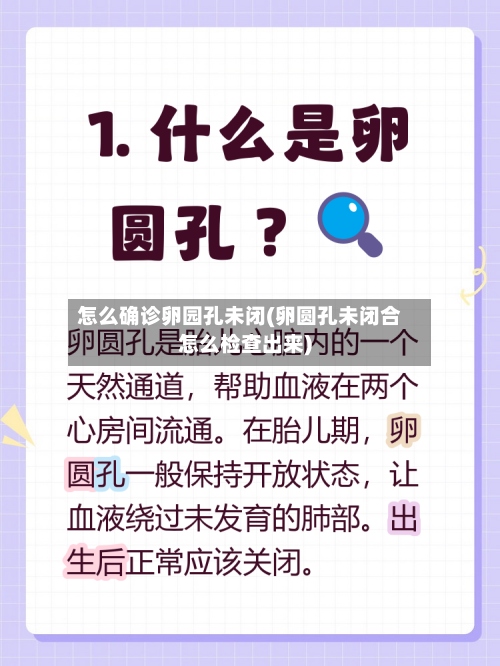 怎么确诊卵园孔未闭(卵圆孔未闭合怎么检查出来)-第2张图片