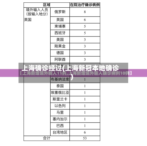上海确诊经过(上海新冠本地确诊)-第2张图片