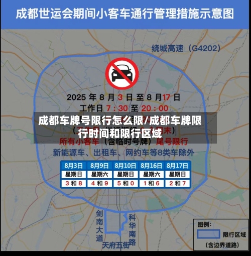 成都车牌号限行怎么限/成都车牌限行时间和限行区域