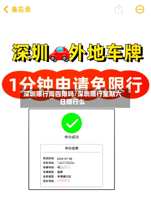 深圳限行周四限吗/深圳限行星期六日限行么-第3张图片