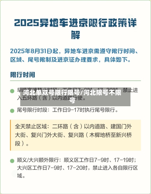 河北单双号限行限号/河北限号不限号
