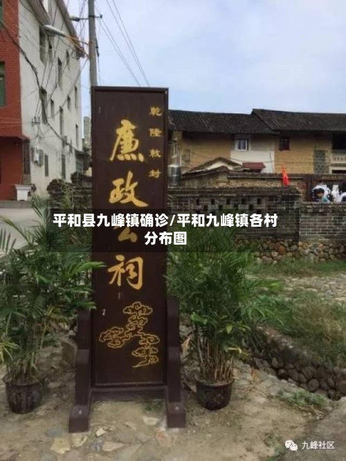 平和县九峰镇确诊/平和九峰镇各村分布图-第3张图片