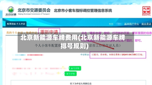 北京新能源车牌费用(北京新能源车牌排号规则)-第3张图片