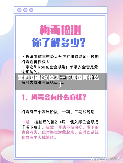 查周围确诊(检测一下周围有什么)