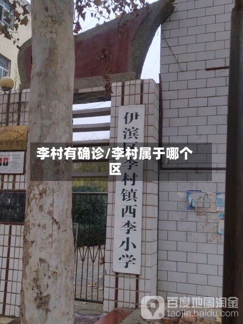 李村有确诊/李村属于哪个区-第2张图片