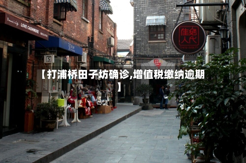 【打浦桥田子坊确诊,增值税缴纳逾期】