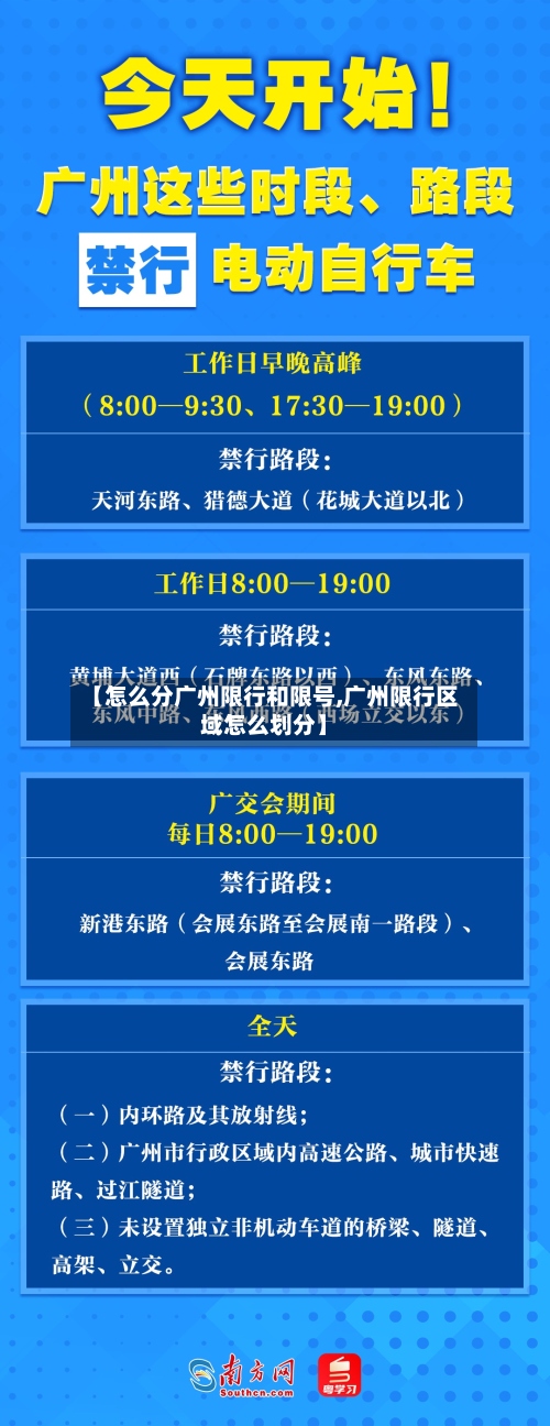【怎么分广州限行和限号,广州限行区域怎么划分】