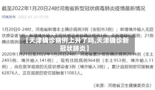【天津确诊病例上升了吗,天津确诊新冠状肺炎】-第2张图片