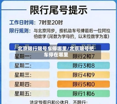 北京限行限号车停哪里/北京限号把车停在哪里-第2张图片