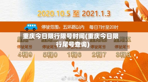 重庆今日限行限号时间(重庆今日限行尾号查询)-第2张图片