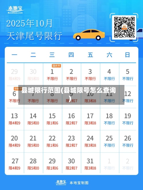 县城限行范围(县城限号怎么查询)-第2张图片