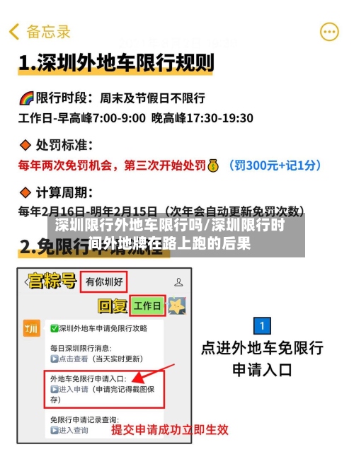 深圳限行外地车限行吗/深圳限行时间外地牌在路上跑的后果