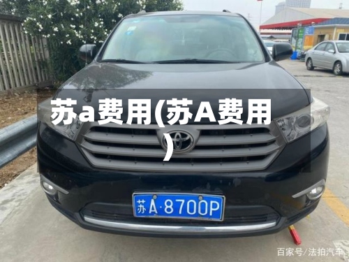苏a费用(苏A费用)-第2张图片