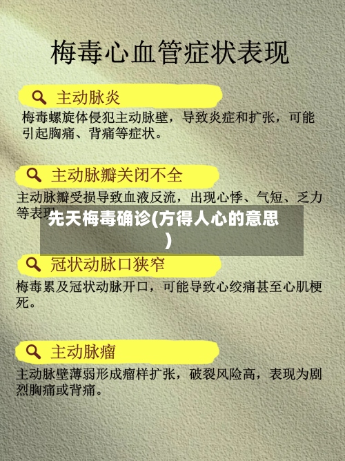 先天梅毒确诊(方得人心的意思)