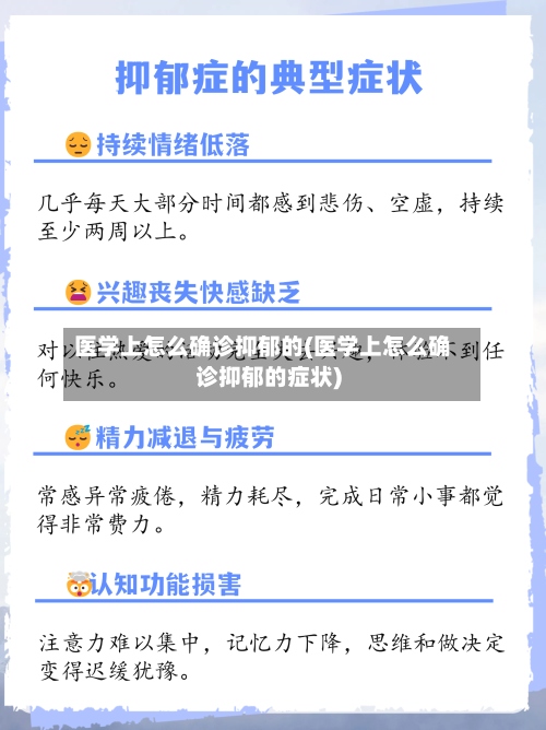 医学上怎么确诊抑郁的(医学上怎么确诊抑郁的症状)-第3张图片