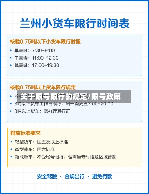 关于限号限行的规定/限号政策