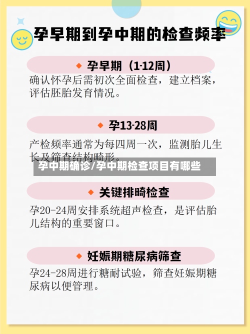 孕中期确诊/孕中期检查项目有哪些-第2张图片