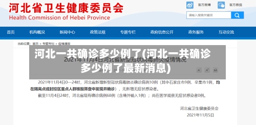 河北一共确诊多少例了(河北一共确诊多少例了最新消息)-第3张图片