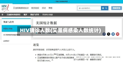 HIV确诊人数(艾滋病感染人数统计)