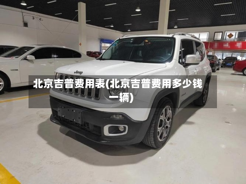 北京吉普费用表(北京吉普费用多少钱一辆)