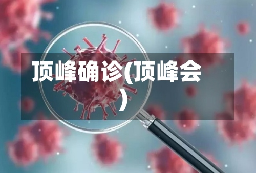顶峰确诊(顶峰会)