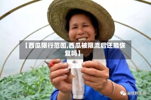 【西瓜限行范围,西瓜被限流后还能恢复吗】-第2张图片