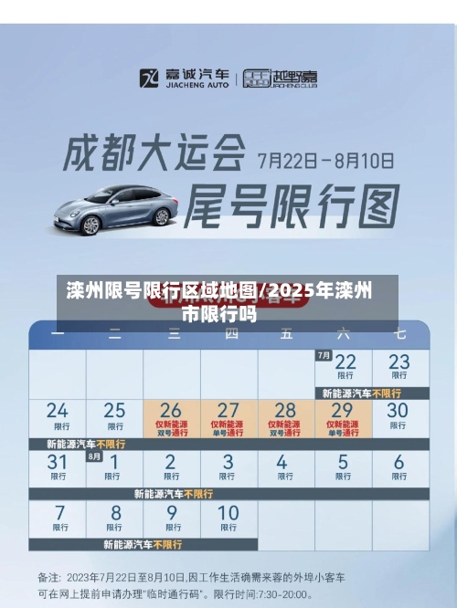 滦州限号限行区域地图/2025年滦州市限行吗