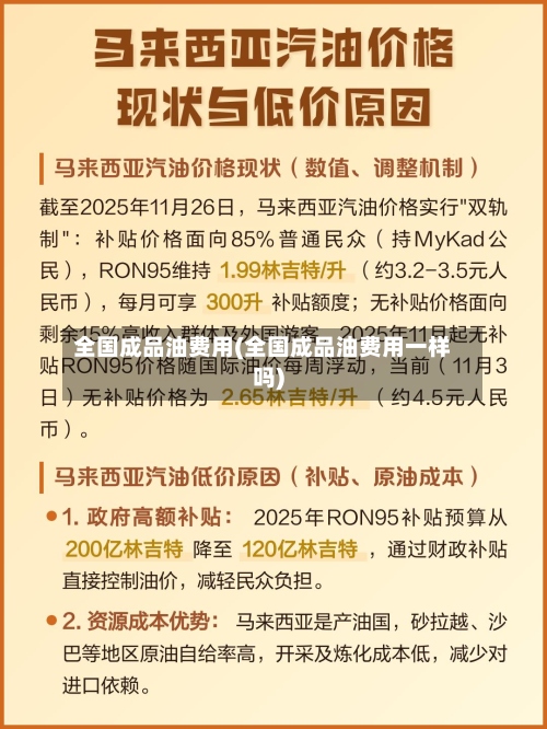 全国成品油费用(全国成品油费用一样吗)-第3张图片