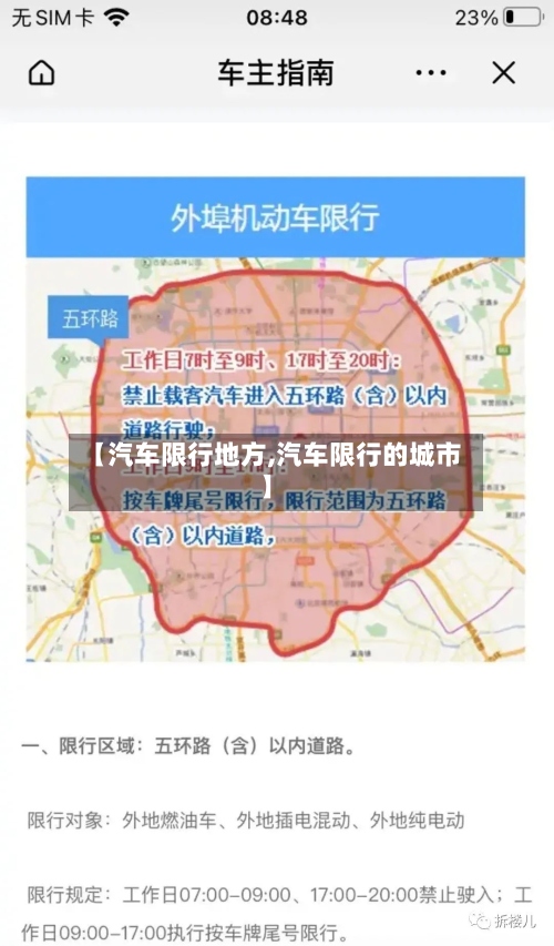 【汽车限行地方,汽车限行的城市】