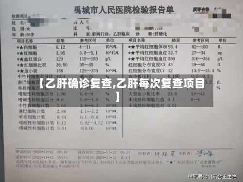 【乙肝确诊复查,乙肝每次复查项目】