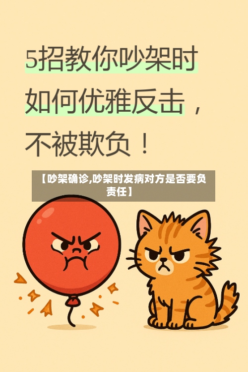 【吵架确诊,吵架时发病对方是否要负责任】-第2张图片