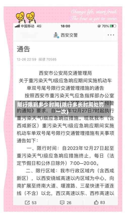 限行限到多少时间(限行多长时间处罚一次)-第2张图片