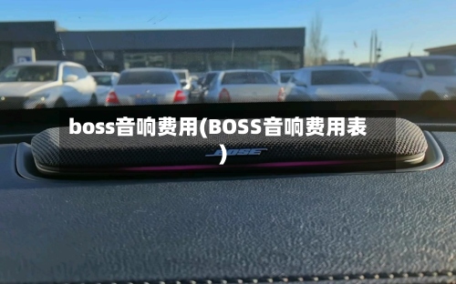 boss音响费用(BOSS音响费用表)