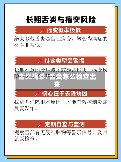 舌炎确诊/舌炎怎么检查出来