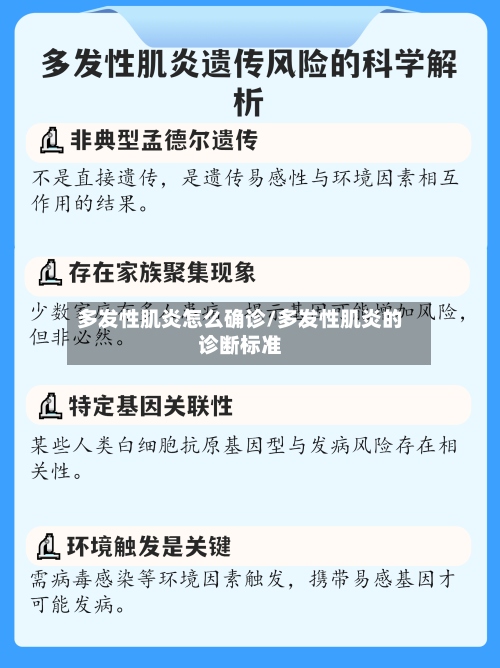 多发性肌炎怎么确诊/多发性肌炎的诊断标准
