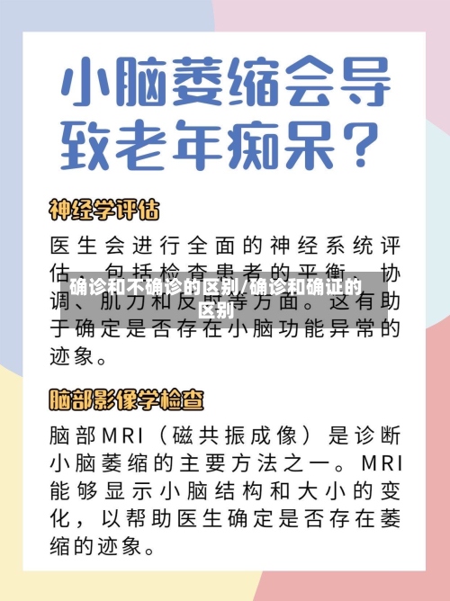 确诊和不确诊的区别/确诊和确证的区别-第3张图片