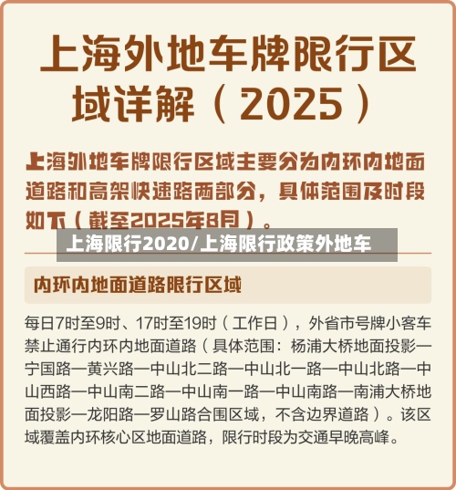 上海限行2020/上海限行政策外地车-第3张图片