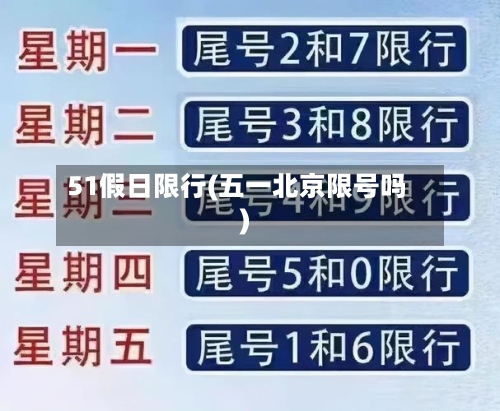 51假日限行(五一北京限号吗)