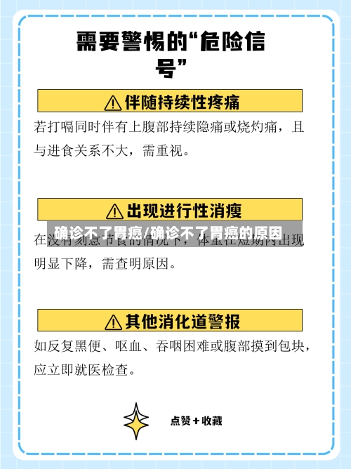 确诊不了胃癌/确诊不了胃癌的原因