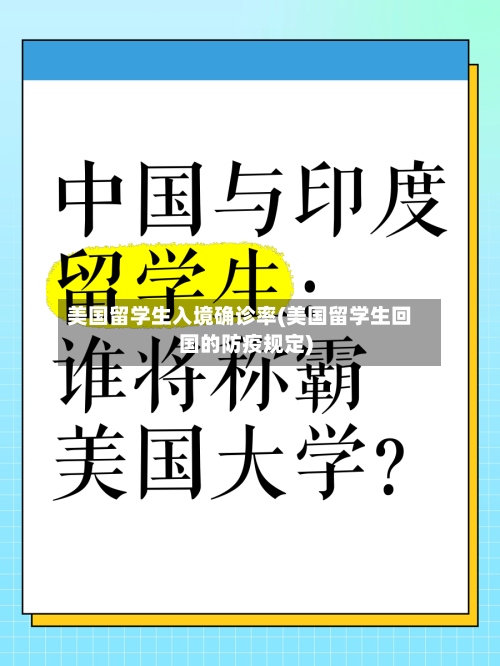 美国留学生入境确诊率(美国留学生回国的防疫规定)