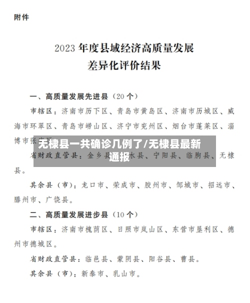 无棣县一共确诊几例了/无棣县最新通报