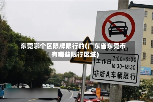 东莞哪个区限牌限行的(广东省东莞市有哪些限行区域)-第2张图片