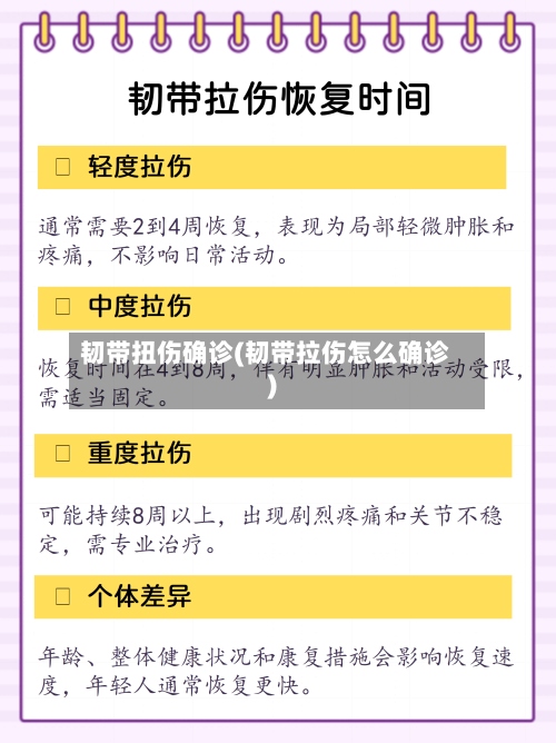 韧带扭伤确诊(韧带拉伤怎么确诊)-第2张图片