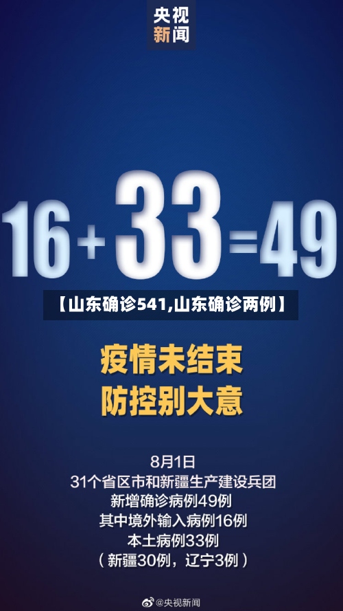 【山东确诊541,山东确诊两例】-第3张图片