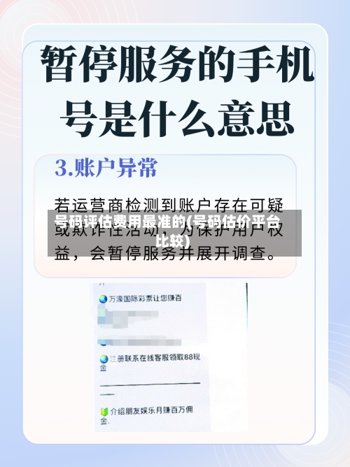 号码评估费用最准的(号码估价平台比较)-第3张图片